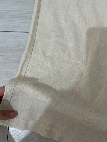 s Beden ten rengi Renk Stradivarius keten pantolon