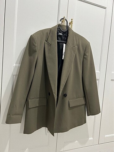 s Beden Zara Kruvaze oversize blazer