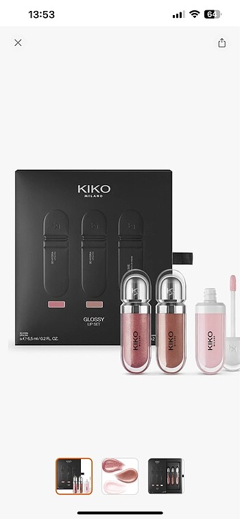 Kiko lipgloss set