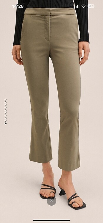 Mango cropped jean