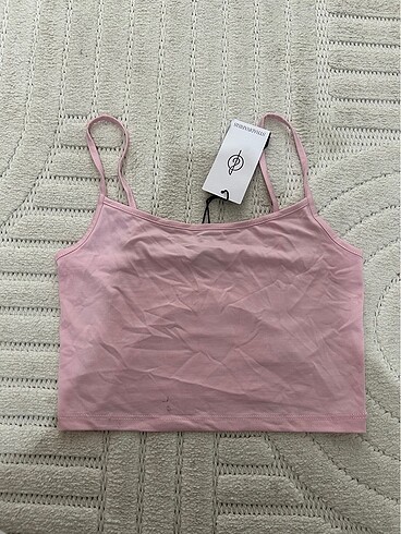 Stradivarius pembe crop