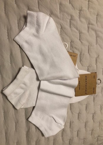 Aeropostale Beyaz 2 çift Çorap 90 TL - Görsel 2