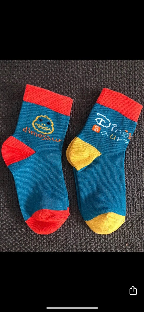 Erkek Çocuk Renkli Dinozor Desenli Çorap Seti - Görsel 4