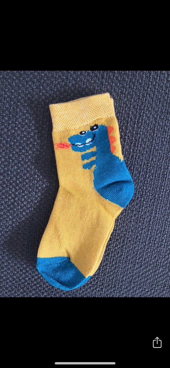 Erkek Çocuk Renkli Dinozor Desenli Çorap Seti - Görsel 2