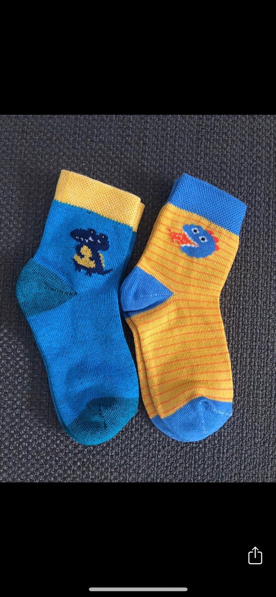 Erkek Çocuk Renkli Dinozor Desenli Çorap Seti - Görsel 3