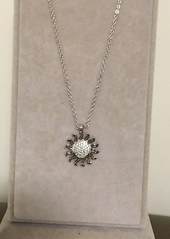 YENİ ETİKETLİ ZİNCİR KOLYE GÜNEŞ KOLYE 90 TL - Görsel 3