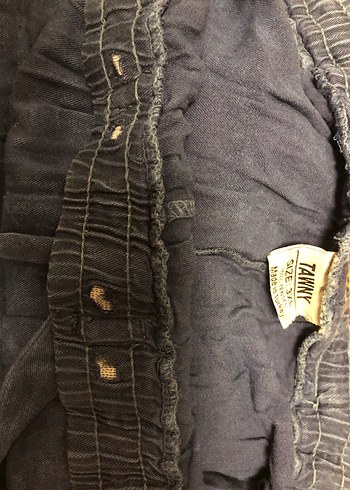 Kadın Keten Pantolon L BEDEN XL 3XL ÖLÇÜ EKLİ - Görsel 5