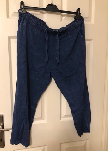 Kadın Keten Pantolon L BEDEN XL 3XL ÖLÇÜ EKLİ - Görsel 2