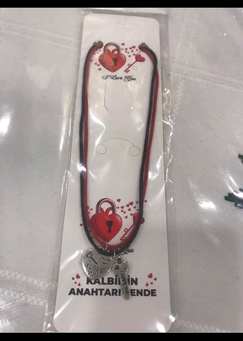 KALPLİ KOLYE ANAHTAR KOLYE 2 ÇİFT TÜL ÇORAP - Görsel 7