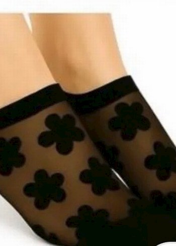 KALPLİ KOLYE ANAHTAR KOLYE 2 ÇİFT TÜL ÇORAP - Görsel 3