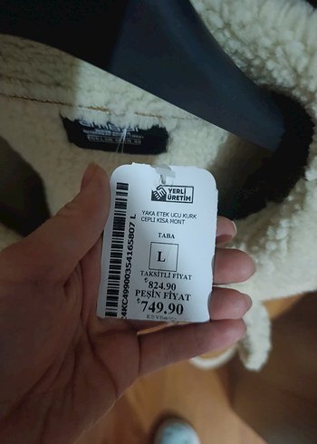 Kürklü Süet Kadın Kışlık Ceket - Görsel 4