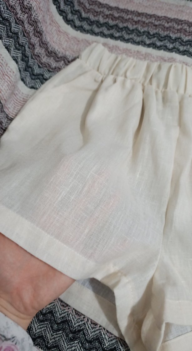 keten şort - Görsel 2