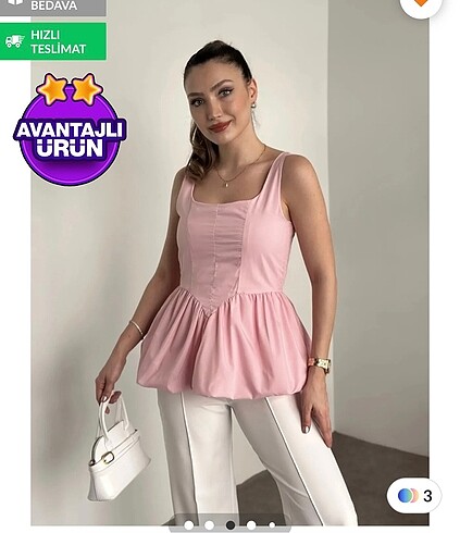 Çok güzel pembe üst