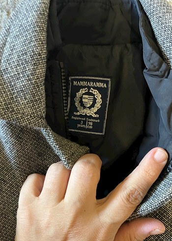 Erkek Çocuk Gri Yün Düğmeli Kaban 3 yaş - Görsel 2