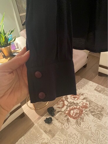 40 Beden lacivert Renk tuğba marka çok kaliteli lacivert yakası bağlamalı
