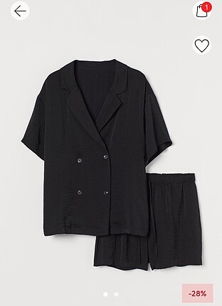 Hm saten pijama takımı