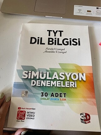 3d yayınları - simülasyon dil bilgisi denemeleri