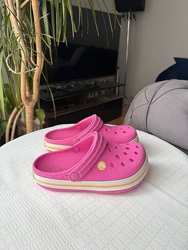33 Beden pembe Renk Orjinal crocs 33 34