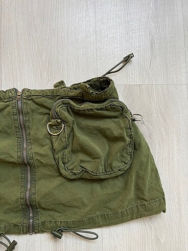 Urban Outfitters BDG Kendinden Çantalı Asker Yeşili Mini etek