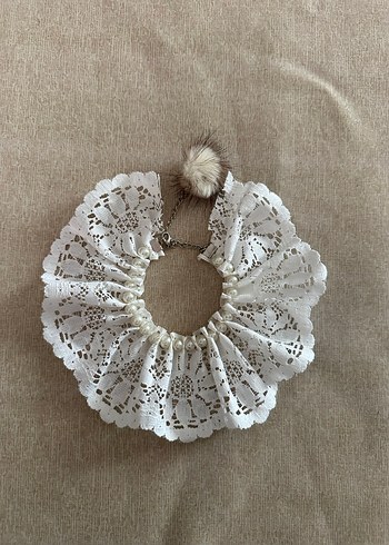 Dantel Detaylı Kedi Yakalık - Görsel 2