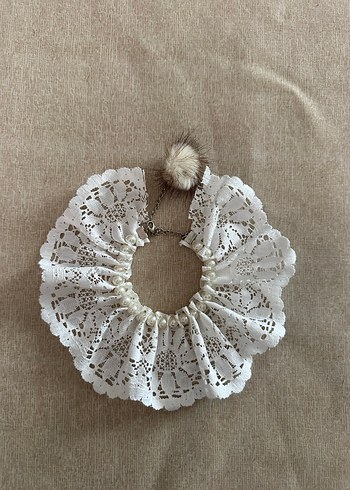 Dantel Detaylı Kedi Yakalık - Görsel 3