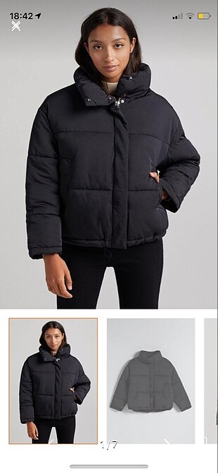 Bershka kadın mont