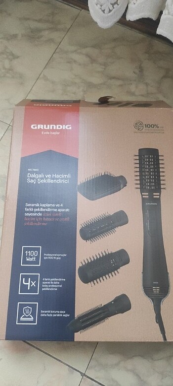 Grundig hava üflemeli saç şekillendirici