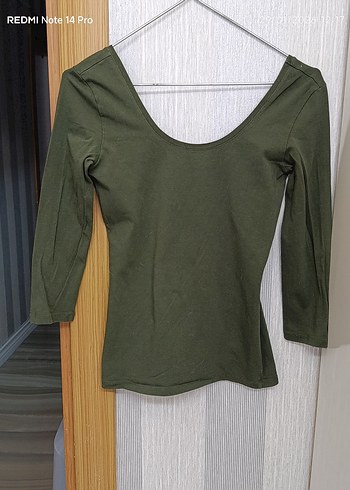 haki Uzun Kollu Tişört - Görsel 3