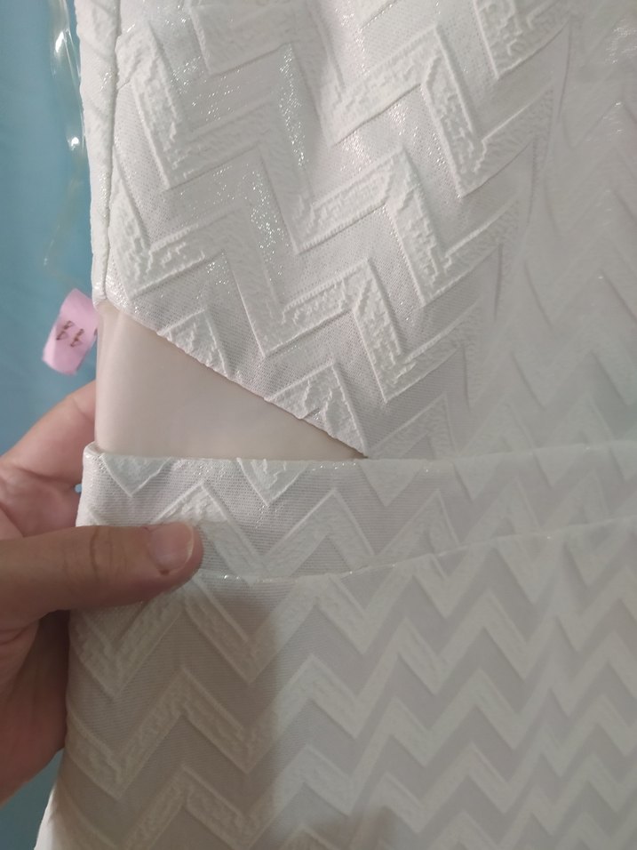 Modern Klasik Beyaz Uzun Abiye Elbise - Görsel 4