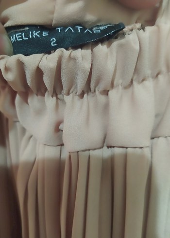 Kadın Bej Piliseli Uzun Kollu Takım - Görsel 10