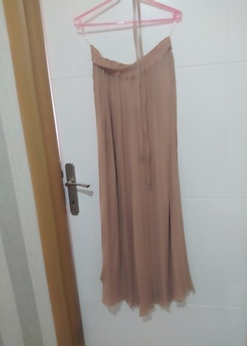 Kadın Bej Piliseli Uzun Kollu Takım - Görsel 7