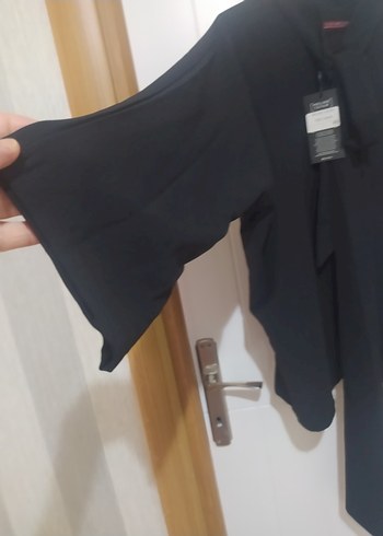 Siyah Kadın Midi Takım, Salaş Kesim - Görsel 3