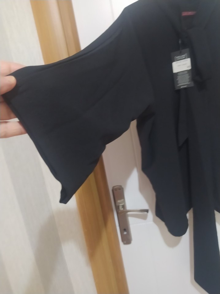 Siyah Kadın Midi Takım, Salaş Kesim - Görsel 3