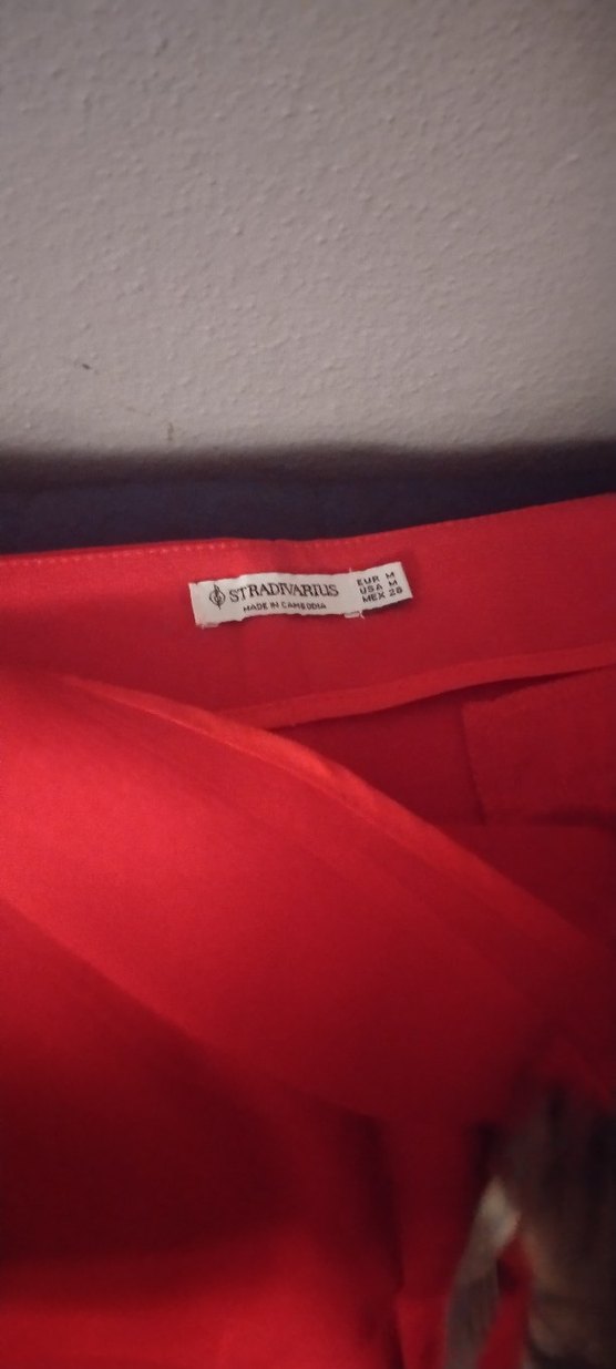 Kadın Kırmızı Mini Şort - Görsel 2