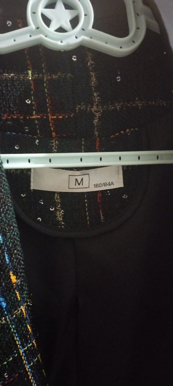 Düğmeli Siyah Kadın Blazer Ceket - Görsel 2