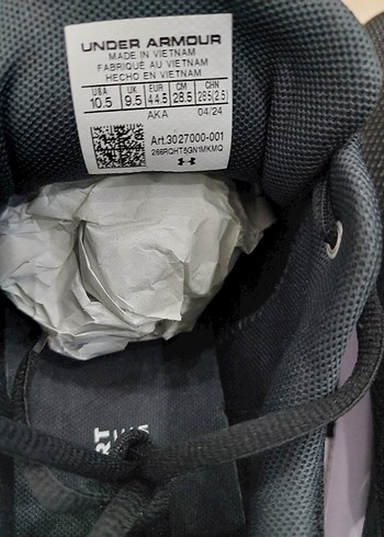 Under Armour Siyah Erkek Koşu ve Spor Ayakkabısı - Görsel 9