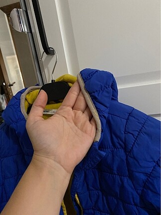 6 Yaş Beden mavi Renk Mont koton