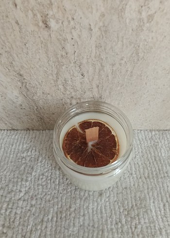 Beden turuncu Renk Dekoratif doğal soya mum