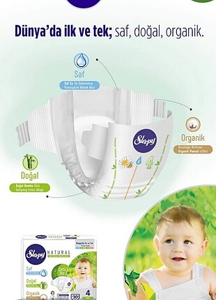Sleepy Sleepy Natural 7 no Bebek bezi 64 adet