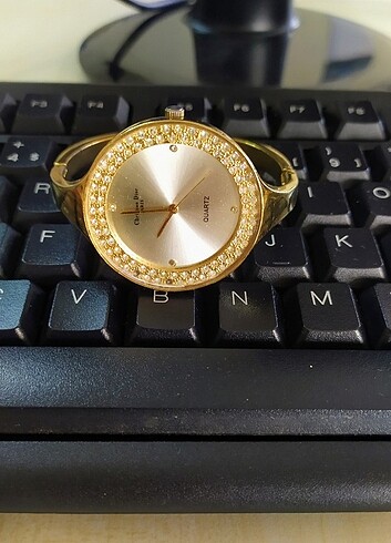  Beden altın Renk Christian Dior saat 