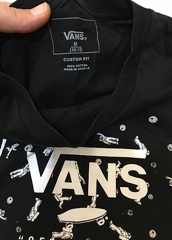 Vans Vans Tişört M beden 10. 12 yaş uyumludur 