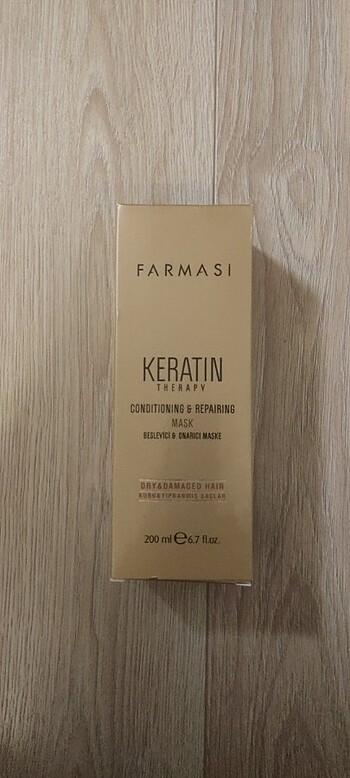 Farmasi keratin maske saç maskesi saç kremi 