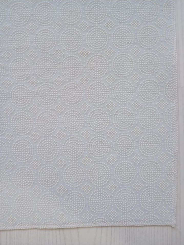 Beyaz Baskılı Banyo Paspası - Görsel 4