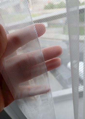 Beyaz Modern Düz Tül Perde - Görsel 3