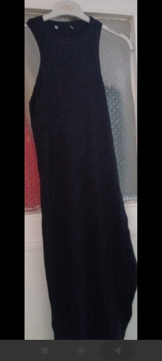 Siyah Kadın Uzun Elbise - Görsel 4