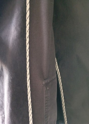 Düğmeli Kahverengi Erkek Kot Ceket - Görsel 4