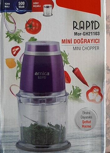 Arnica Rapid Hazneli doğrayıcı