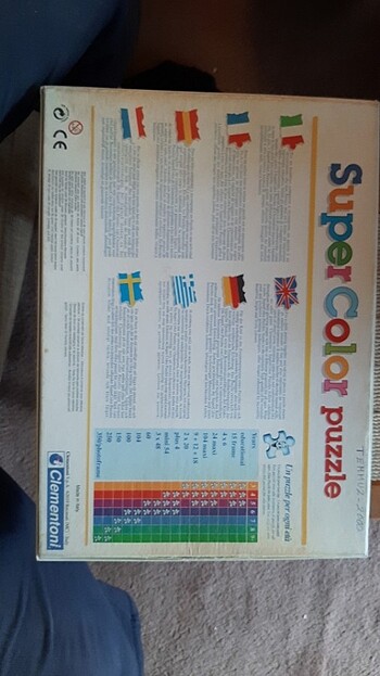  Beden Yapboz puzzle Clementoni 250 parça 