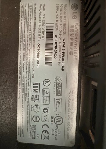 LG Siyah Monitör - Görsel 3