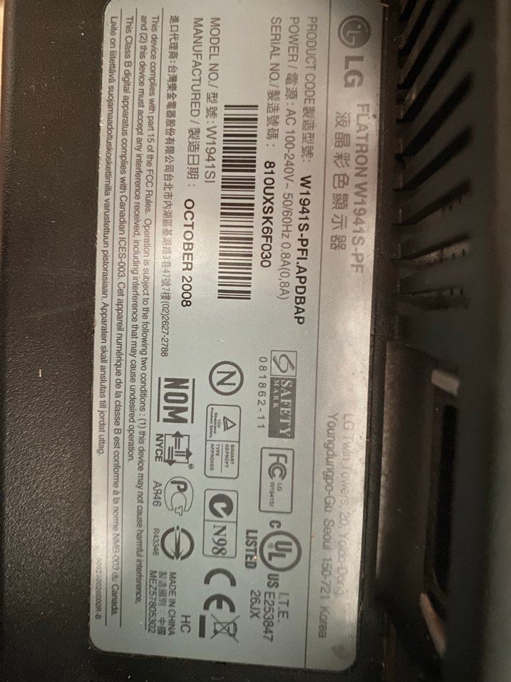 LG Siyah Monitör - Görsel 3